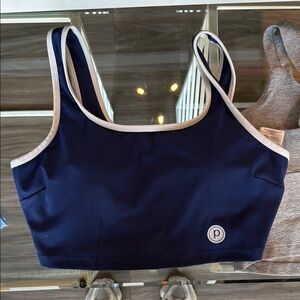 Tavi / Pure Barre Navy Sports Bra with Pads